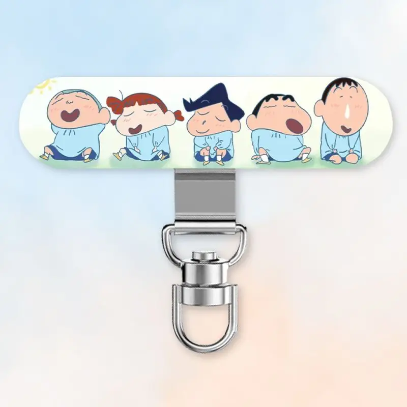 Crayon Shin-chan Sakurada Nene Nohara Shiro kreativer Cartoon-Handyhalter mit Metallclip, fester Verbindung und drehbarer Dichtung – Detail 5