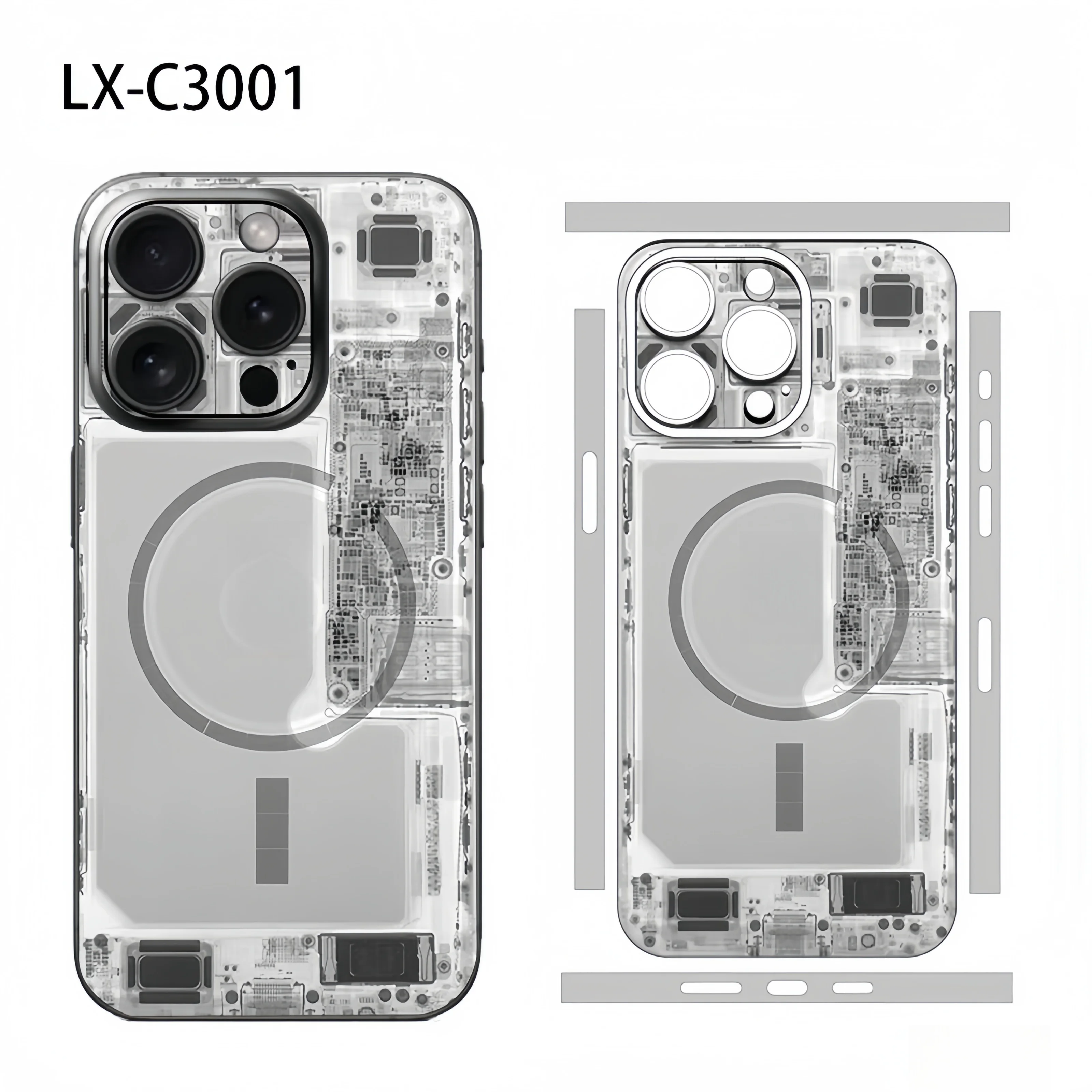 Wrap Sticker for IPhone16 15 14 13 12 Pro Max Nothing Phone Decal Skin Rear Protector Case Film Full Cover