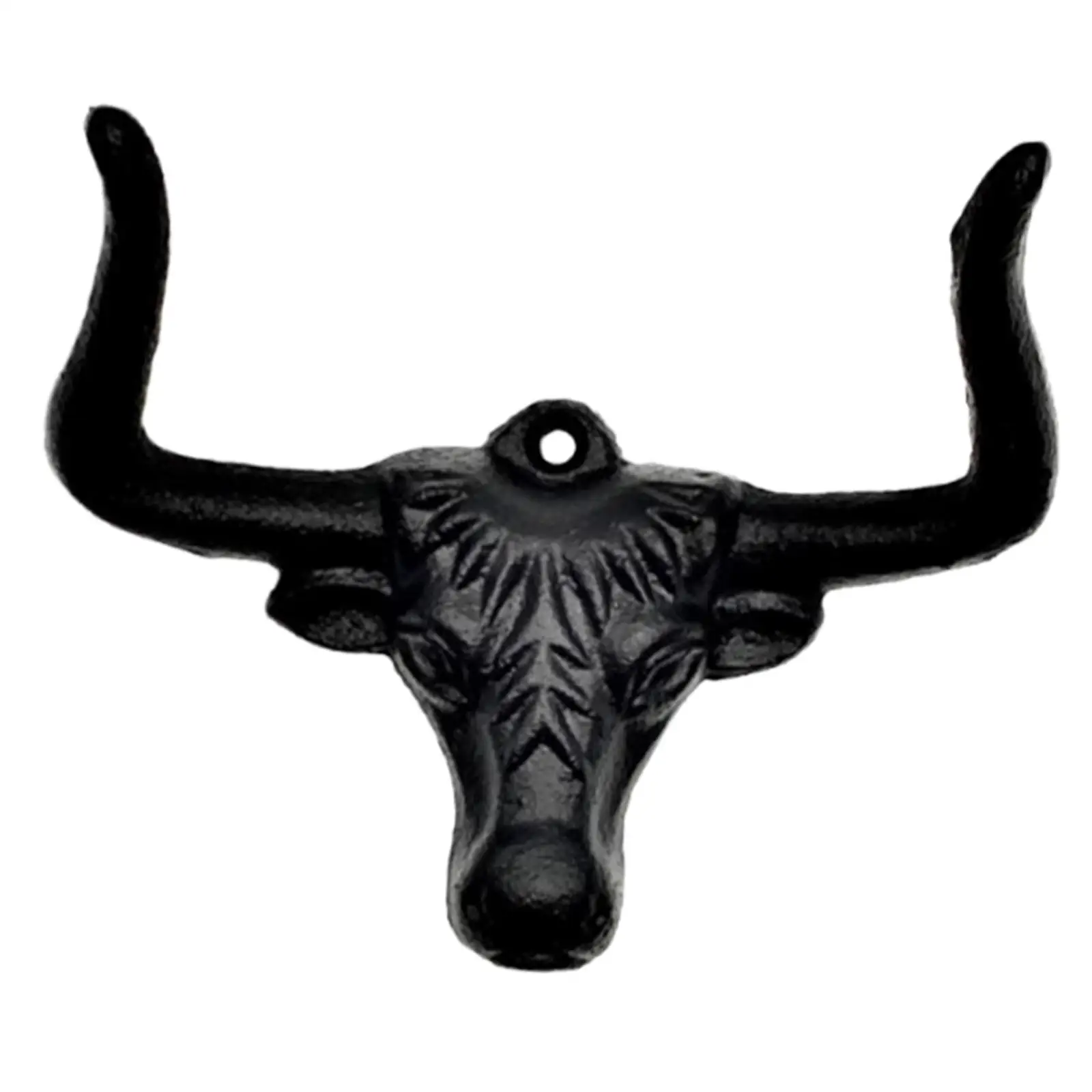 

Крючок для ковбойской шляпы, скульптура головы быка, винтажная многофункциональная вешалка для ковбойской шляпы для шкафа, в помещении, на открытом воздухе, для спальни, двора, балкона