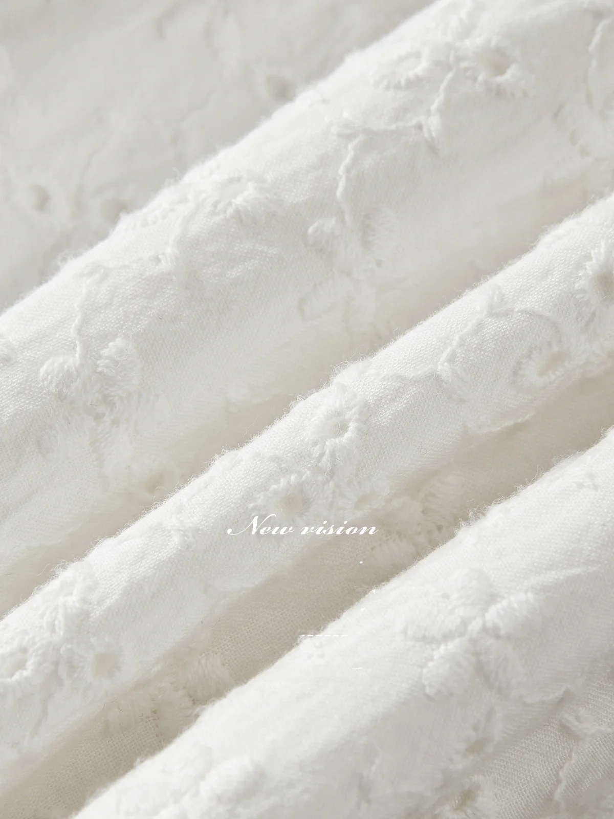 White Lace Embroidery Svel Dr Women's High Waist ort Skirt Sle Commute Korean Version Cotton A-Line Summer Dr