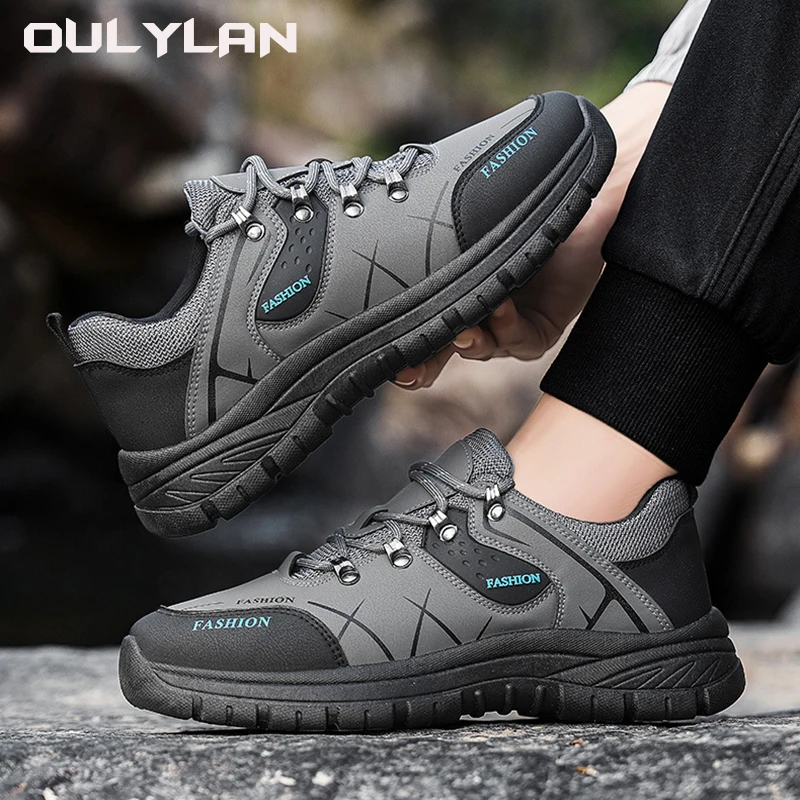 

Oulylan уличная мужская спортивная рабочая обувь для отдыха, походная обувь, износостойкая обувь для увеличения роста, увеличивающая рост, охрана труда