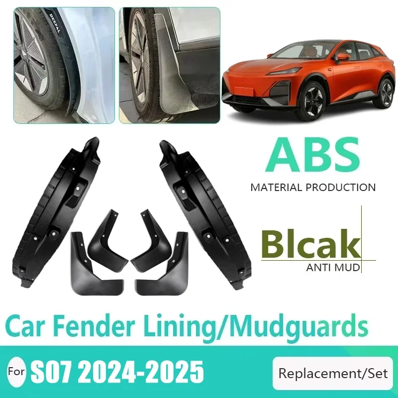 

Car Mud Guards For Deepal S07 2024 2025 Rear Door Lining Mud Flap Antifreeze Mudguard Mudflaps Fenders Wheel Auto Accessories