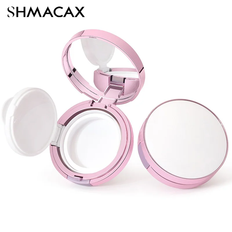 15g Empty Air Cushion Puff Box Portable Cosmetic Makeup Case Container With Powder Sponge Mirror For BB Cream Foundation