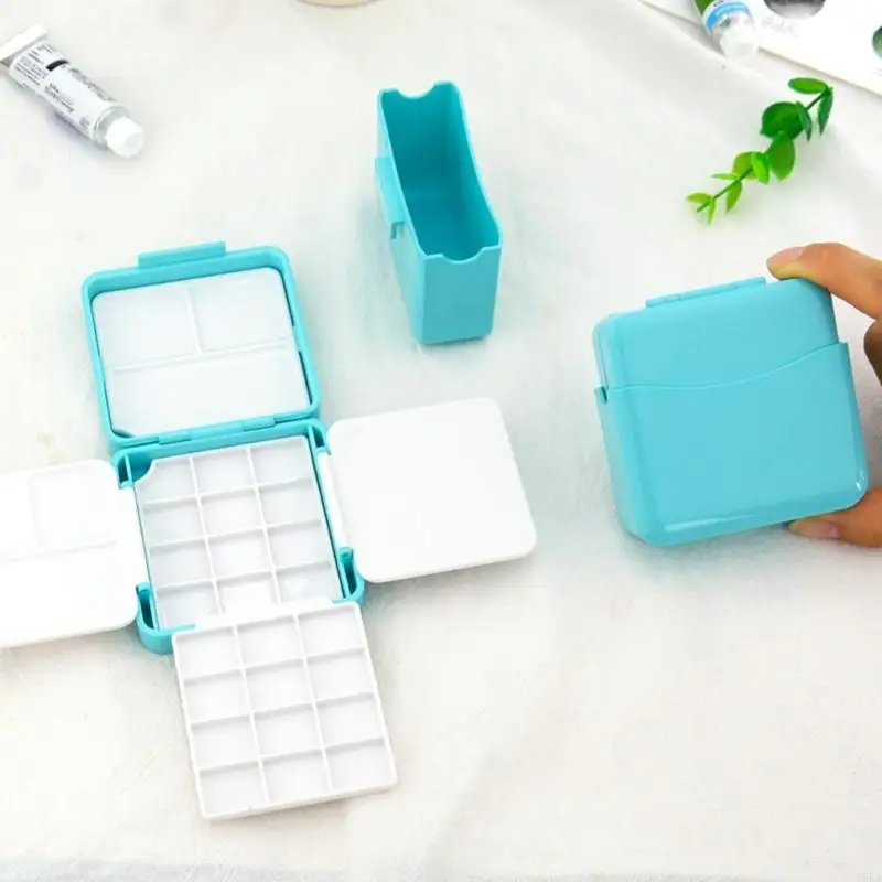 Watercolour Empty Box Empty Watercolour Paint Travel Watercolour with Drawing Accessories