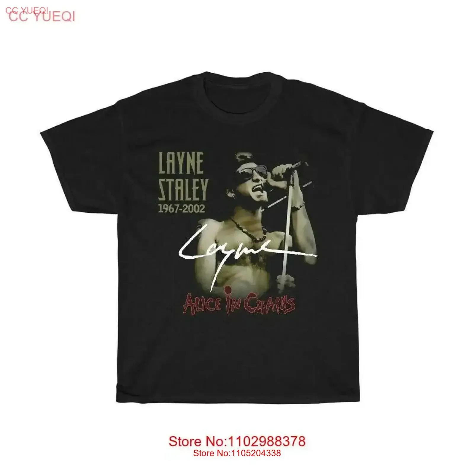 

Футболка Layne Staley Alice in Chains For Fan, полный размер S 5XL, винтажная стираная дышащая эластичная дизайнерская одежда, повседневная