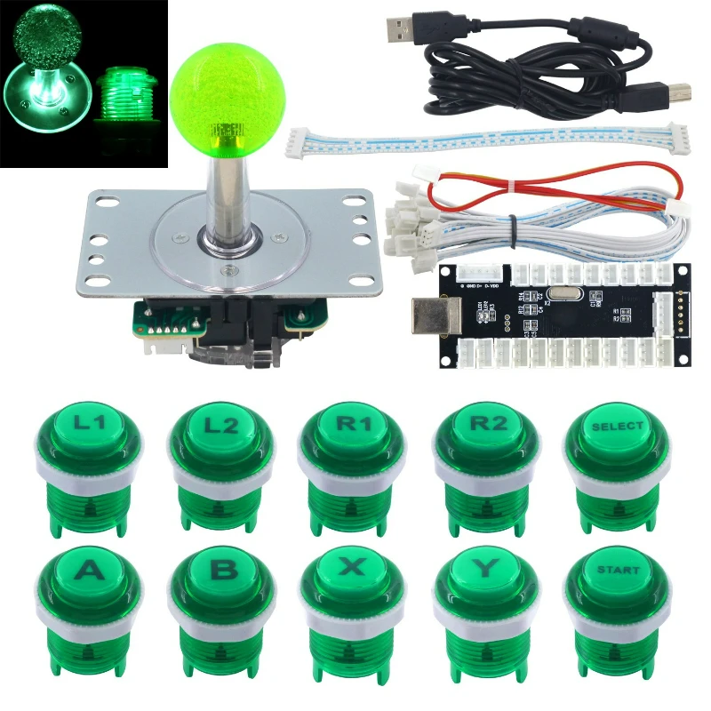 DIY Arcade-Joystick-Set mit US – Retro Gaming Years Bewertung und Preis