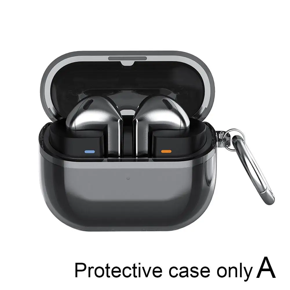 Transparent For Buds3 Pro And Buds 3 With Carabiner Hard Cover Anti-drop Anti-yellowing C7y9