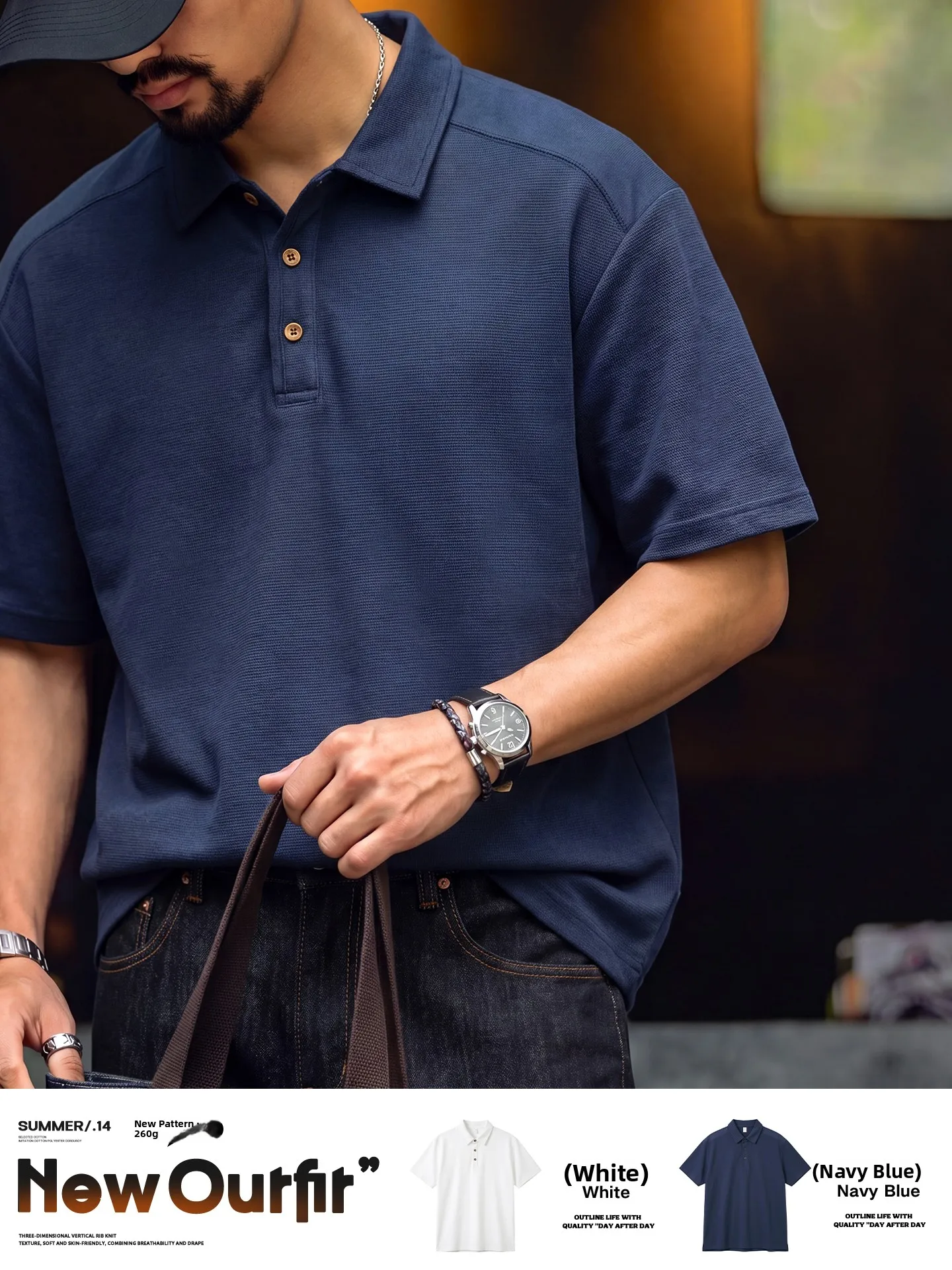 

American Retro Shirt Men's Summer New Loose Large Size Half Sleeve Business Casual Color Top Cotton Blend Fabric