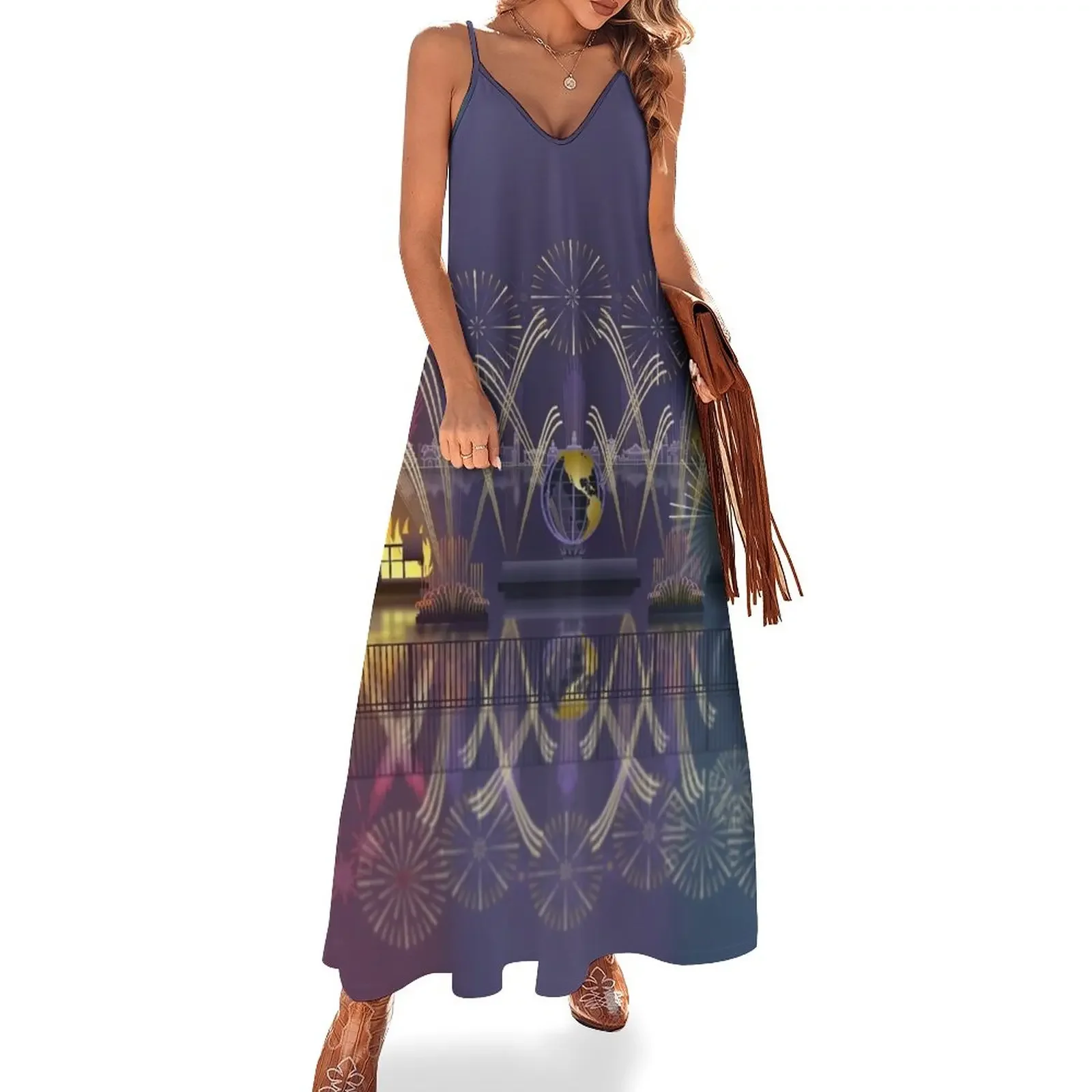 CombiNations - IllumiNations Sleeveless Dress Party dresses women's summer jumpsuit