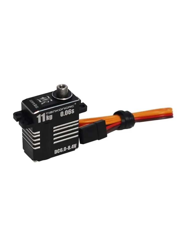 Hoge kwaliteit 11KG miniatuur volledig metalen digitale holle kop servo met hoogspanning groot koppel voor RC helikopter vliegtuig boot auto - afbeelding 2