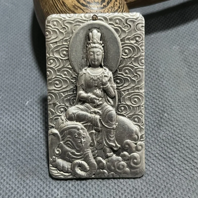 Twelve Necklace Pendant 999 Silver for Men and Women Couples Ethnic Style Retro Zodiac Buddha Eight Guardian Deities