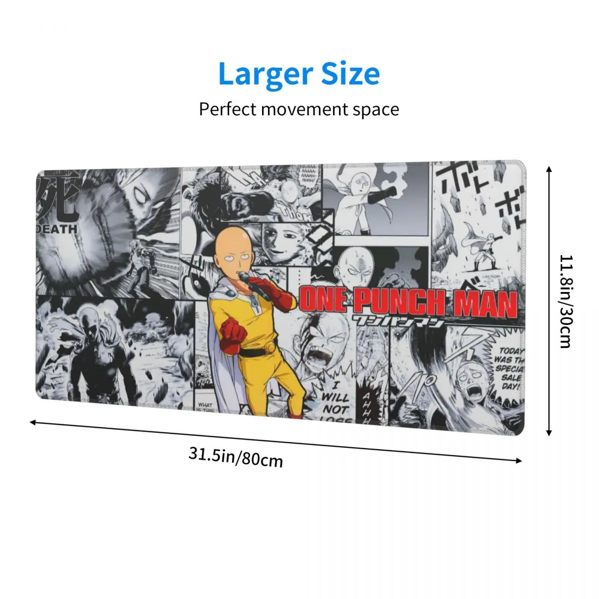 Large Mouse Pad Anime One Punch Man Gamer PC Laptop Mats Keyboard Carpet Computer Gaming Office Accessories Desk Mat