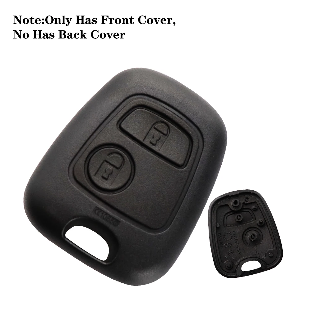 YIQIXIN 1PC Front Car Key Shell Fob Cover Replacement Remote Blank Case For Peugeot 107 206 207 306 307 407 For Citroen C1 C4