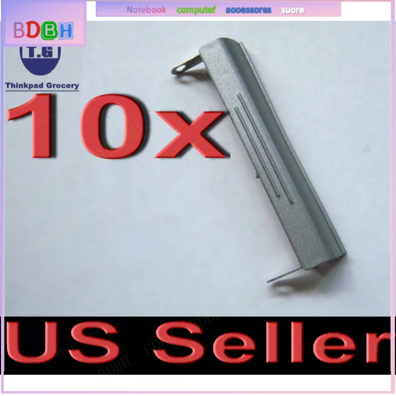 10x Hard Drive Caddy Cover + Screw For Dell Latitude D620 D630 D630i M2300 MF267