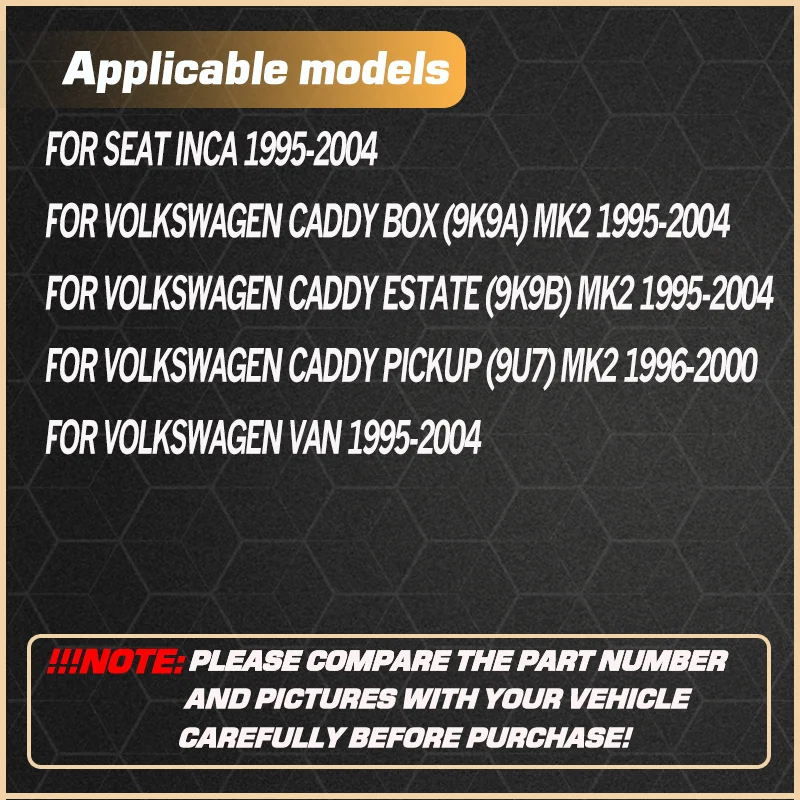 車のターンシグナルヘッドライトスイッチフォルクスワーゲンキャディボックスエステートピックアップ MK2 VW バンシートインカ 1995-2004 6N0953513 6N0953513A01C