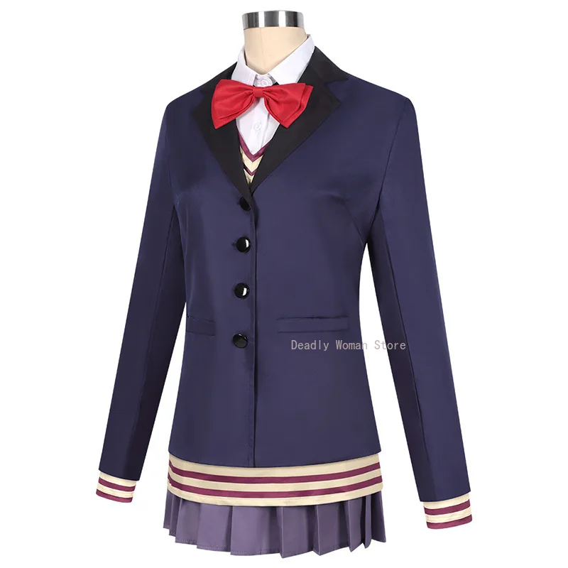 En Stock S-2XL Aira Shiratori Cosplay Costume Perruque Anime DANDADAN Cosplay Uniformes Scolaires Halloween ixTenues pour Femmes