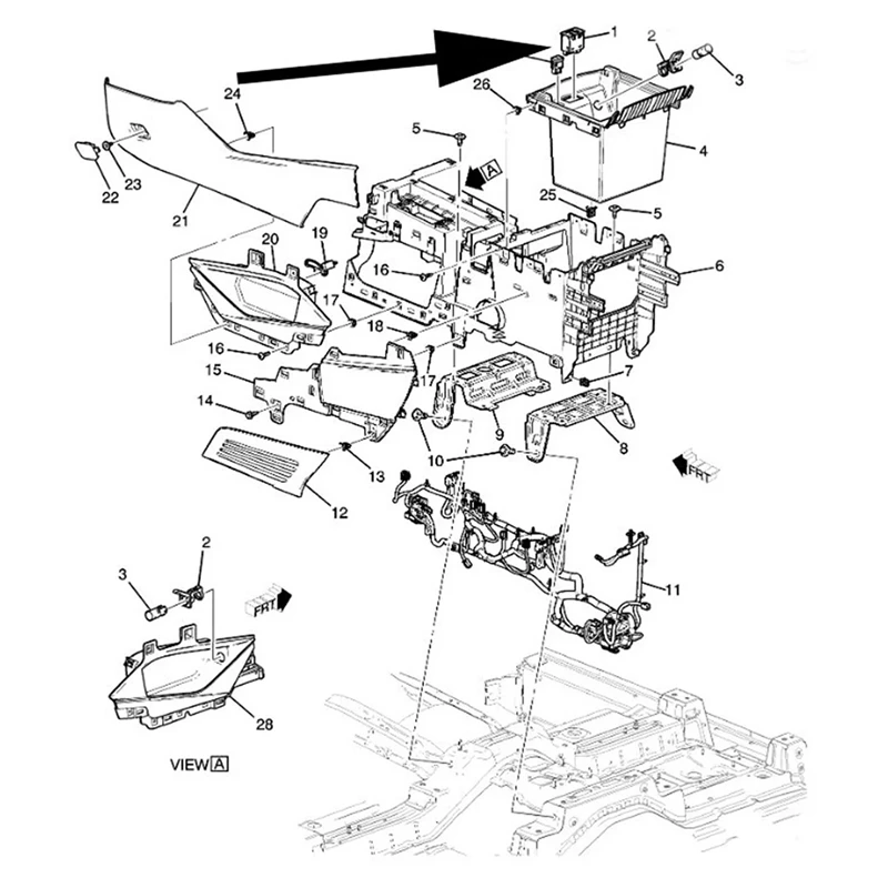 13549126, 13540938, 13529873 USB Port Receptacle For Acadia Escalade Silverado Sierra Tahoe Yukon