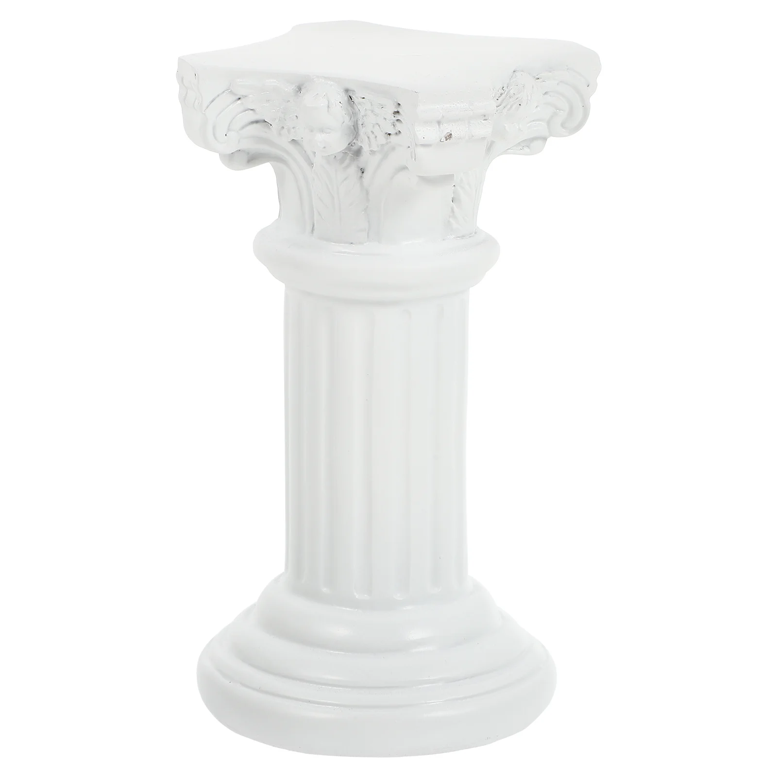 1 قطعة عمود روماني تمثال راتنج الأبيض الإبداعية ديكور المنزل أعمالا فنية شرفة غرفة نوم حديقة غرفة المعيشة مكتب التصوير الدعامة