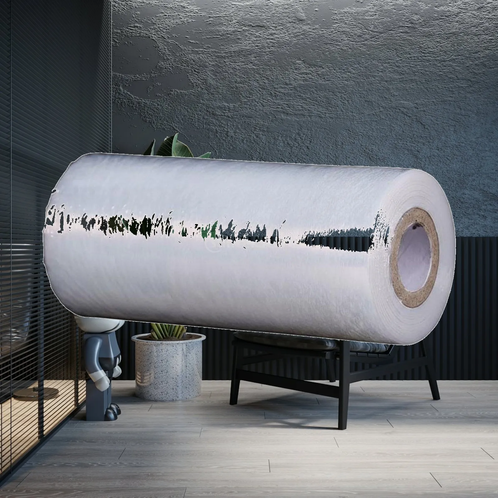 PE Stretch Film Roll Self-Adhering Stretch Wrap Film Heavy Duty Industrial Wrap