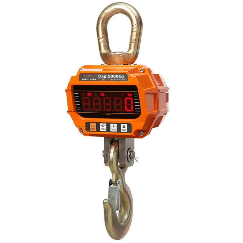 5000KG/2KG Crane Scale 220V Digital Crane Scale Digital Scale Electronic Weighing Scale for Hunting, Farm and Construction