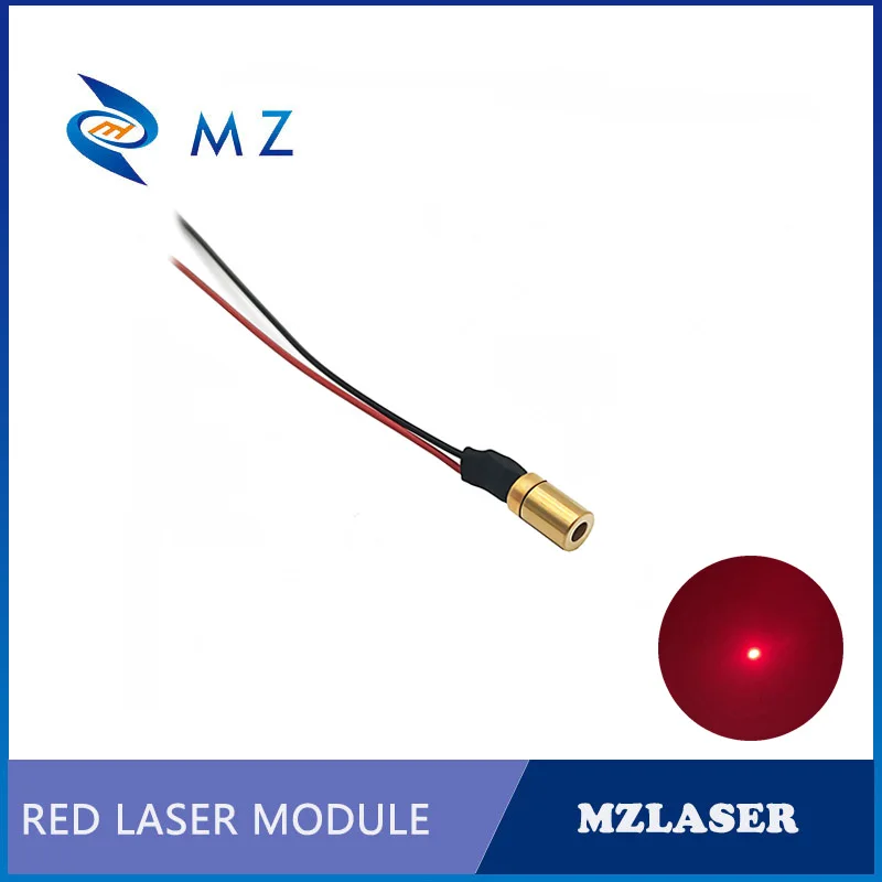 Imagem -06 - Padrão Mini mm 635nm 10mw Módulo do Laser do Ponto Vermelho Apc tipo de Movimentação Circuito cw Modelo Grau Industrial