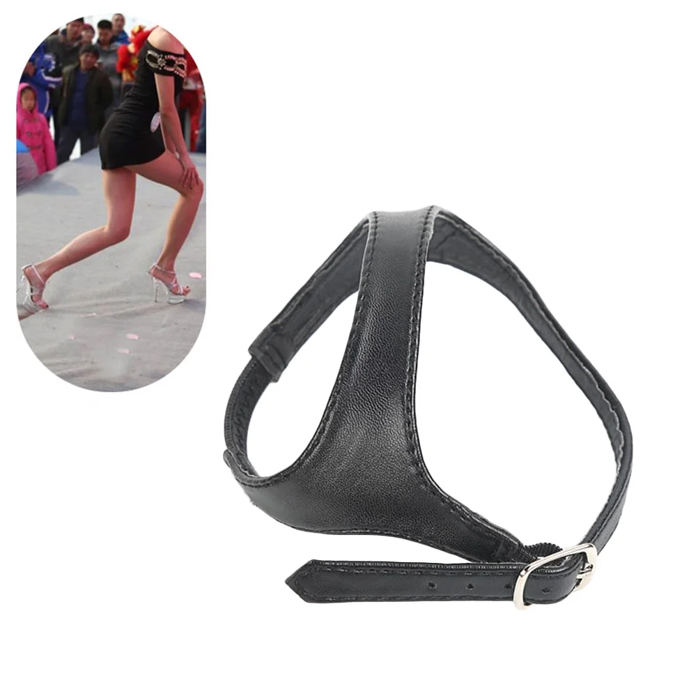 

2Pairs Triangle Non-Slip High Heel Shoe Straps Detachable Black Anti- Shoelace Bundle Shoe Accessories