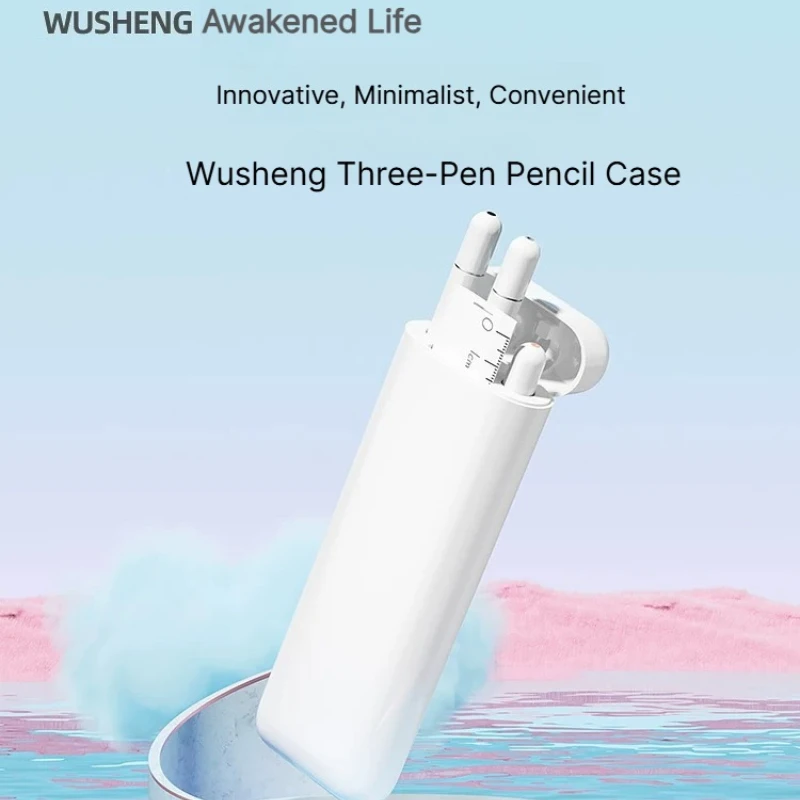 Life 3-Pack Color Gel Pens (Black, Red, Blue), Multi-Functional High-Tech Marker Pen Case, Daily Student Stationery Set.