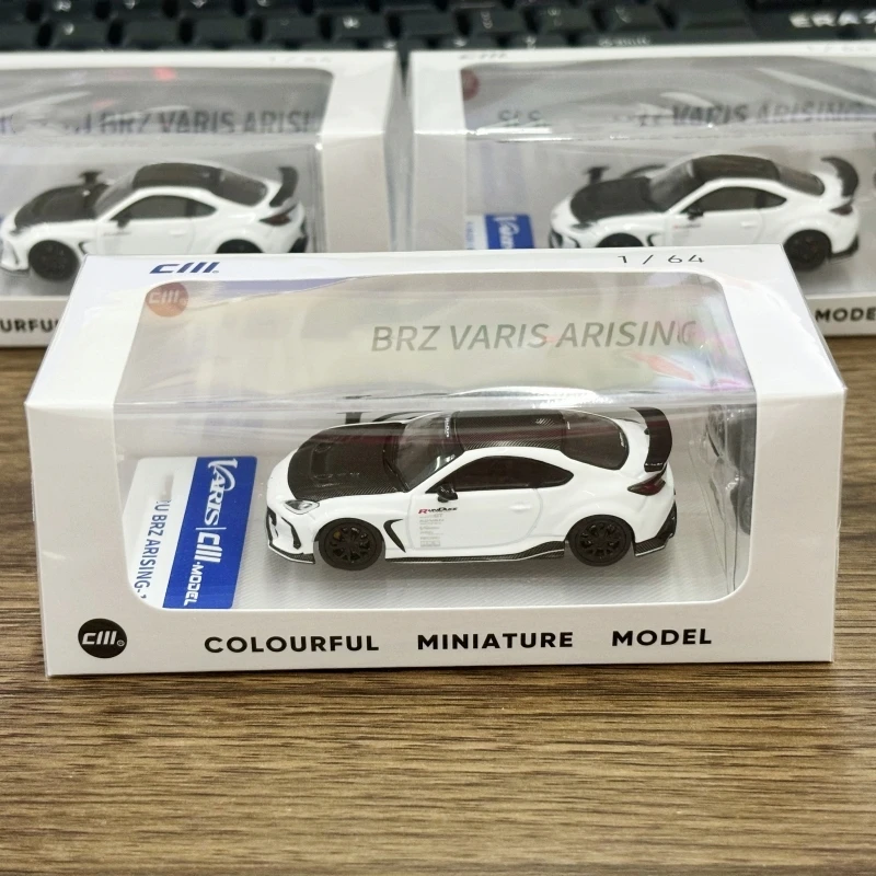 Newly Stocks CM Model 1:64 Varis BRZ White Color Diecast In 2024