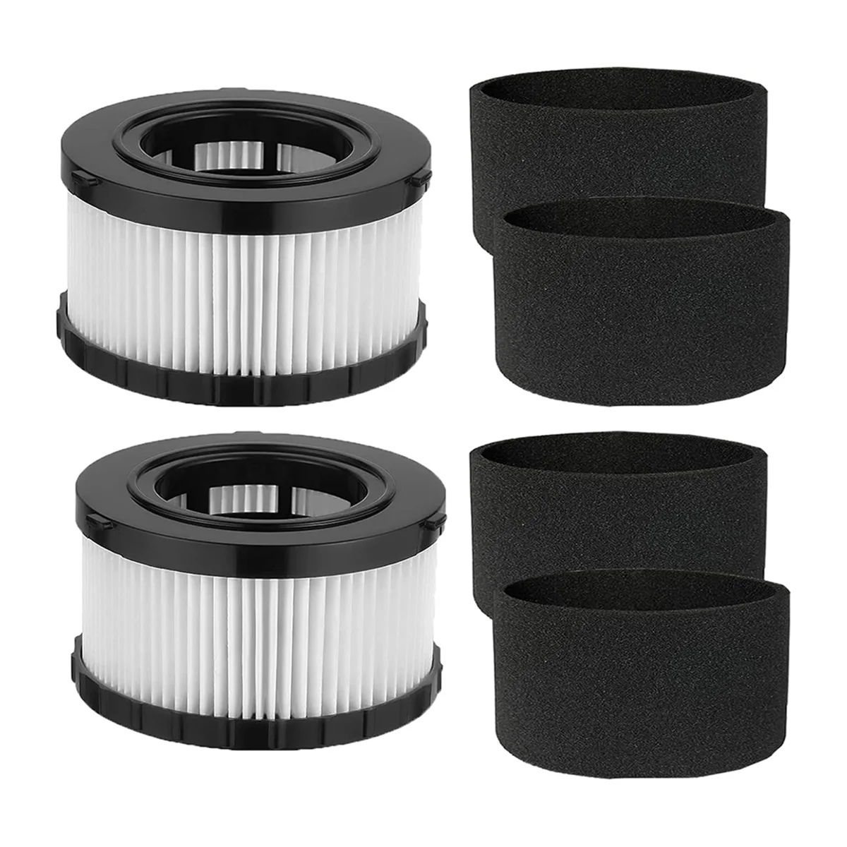 A43I! DC5151H HEPA Filter Compatible for DC5151H DC515 DCV517 DCV517B Wet Dry Vacuum, with Foam Sleeve Filter