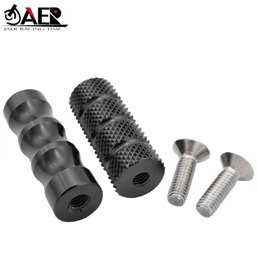 Motorcycle CNC Universal M6 Racing Gear Shift Lever Peg Brake Pedal Shifter Foot Pegs Motorbike Footrests Footpeg