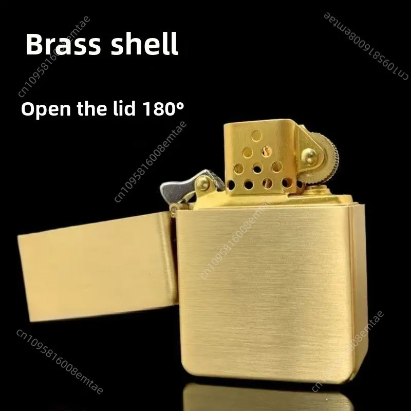 ZORRO new thickened brass 1941 model fuel lighter, CNC integrated grinding wheel lighter, cigarette accessories, men's gift