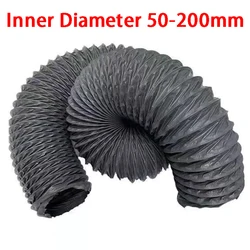 Inner 50-200mm Nylon Cloth Air Exhaust Pipe Fabric Vent Ventilator Hose Plastic Flexible Telescopic Tube Intake Exhaust Duct