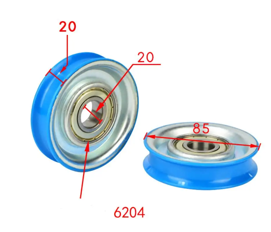 Elevators Elevator elevadores escalears spare parts elevator guide Roller wheel 85*20*6204