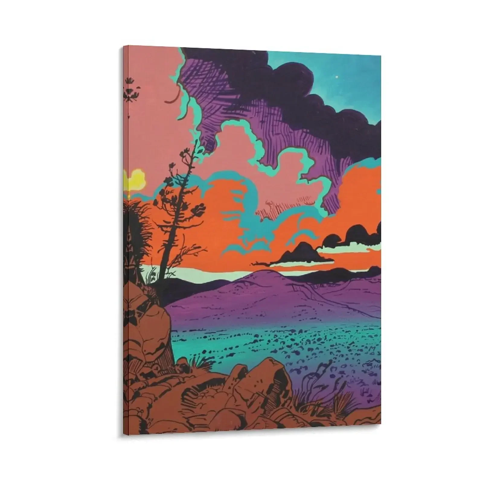 

Red Clouds Canvas Painting bedroom decoration home decoration accessories canvas wall art Paintings on canvas for living room