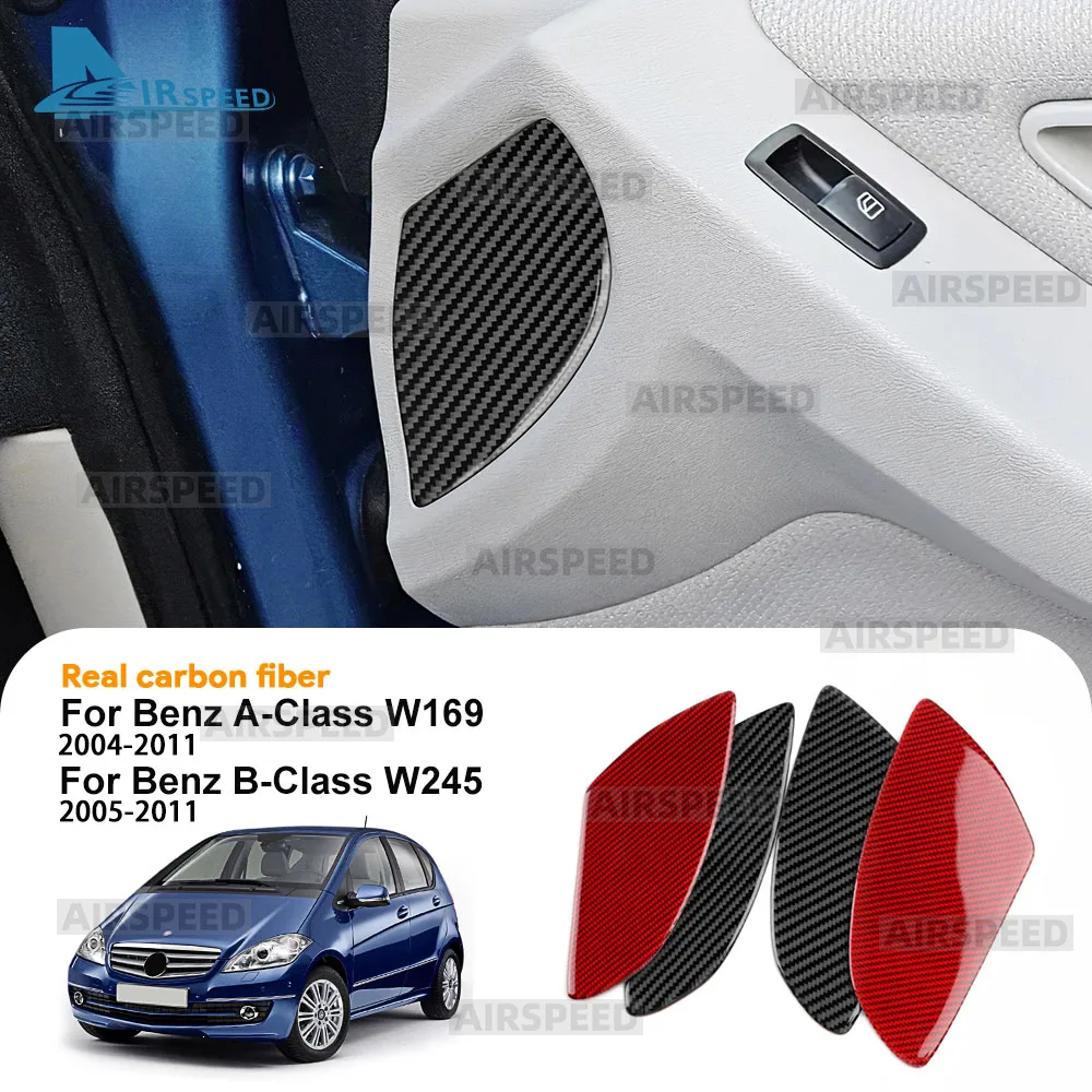 

Real Soft Carbon Fiber Sticker For Mercedes Benz A B CLASS W169 W245 2004 2005 2006 2007 2008 2009 2010 2011 Door Frame Trim