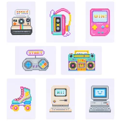 Momoart DIY Diamond Mosaic Birthday Cartoon Child Gift Craft Kit Full Round Drill Painting Picture Of Rhinestones Handmade Hobby