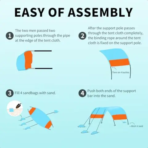 9 best sales समुद्र तट की छाया - №5