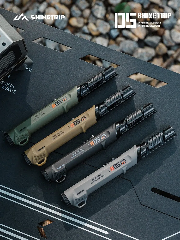 

Shinetrip Camping Lighters Strong Blue Flame Adjustable Flame Size One Touch Lock Cigar Ignition BBQ Outdoor Tools