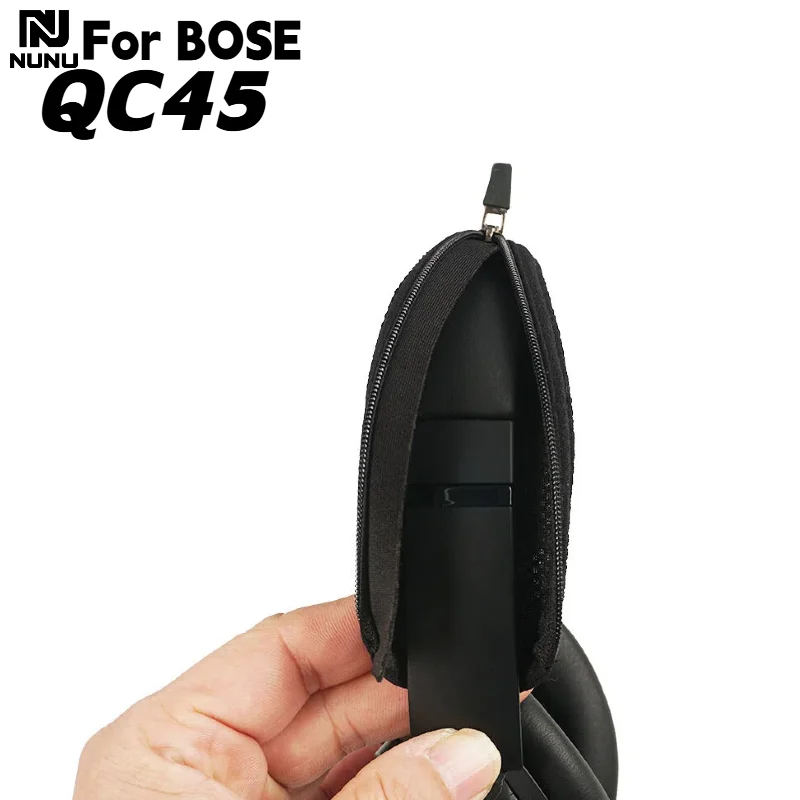 

NUNU Comfortable Zipper head beam protective cover For Bose QC 45 Headphones Head Beam Sleeve Cover