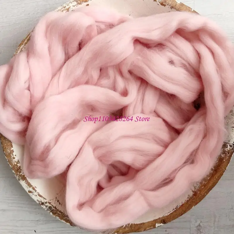 Newborn Photography Props Basket Filler Rug Posing Props Wool Mat Baby Photo Props Backdrop Basket Rug Blankets