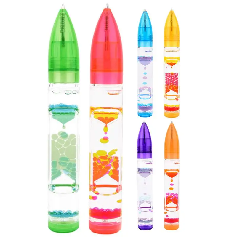 Cool Liquid Pens Liquid Motion Bubbler Pen Lkid Funny Toys Stocking Stuffers For Boys Girls Teens Kids Children Adults For Home