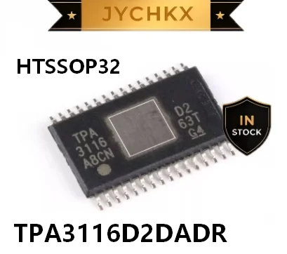 5-10PCS New Original TPA3116D2DADR HTSSOP32 HTSSOP-32 Dual Channel D Class Audio Power Amplifier 50W IC Chip