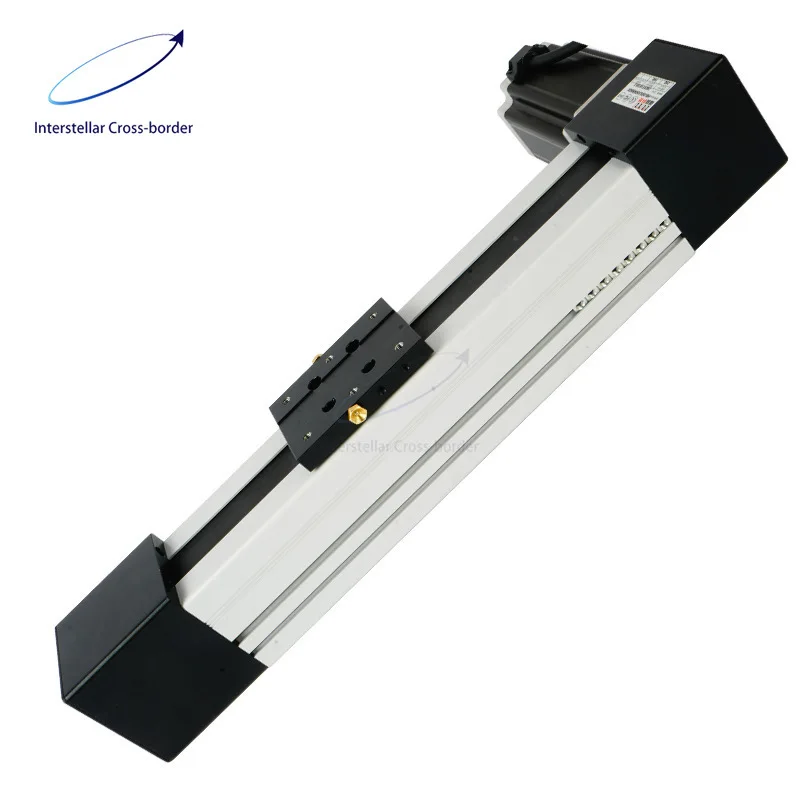 

60mm Wide Synchronous Belt Pulley Linear Guide Slide Table Module Industrial High PrecisionDustproof Fast Motion Aluminum Alloy