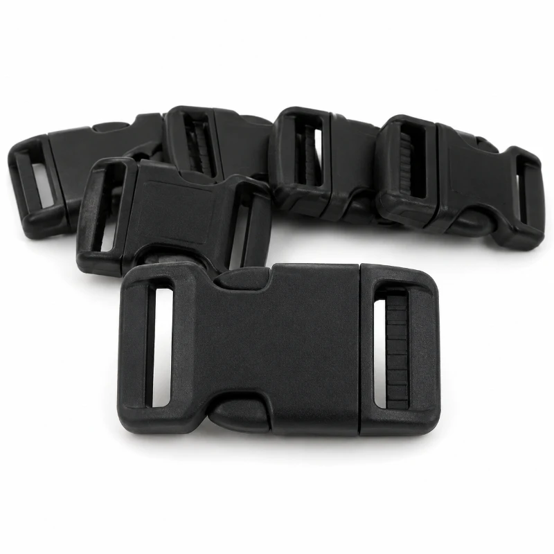 

10/20/30Pcs 25mm Plastic Side Release Buckles Quick Clip Clasp for Backpack Strap Pet Collar Luggage Bags Belt Webbing DIY Parts