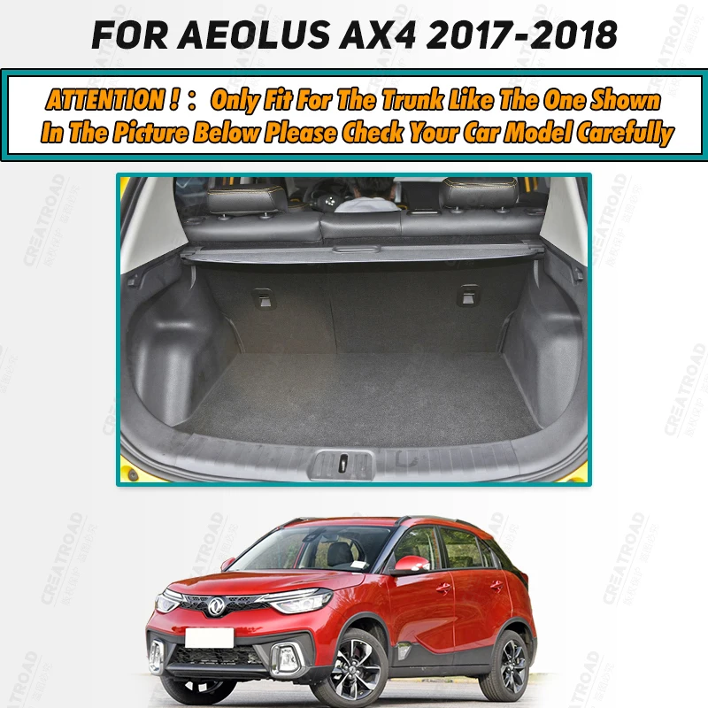 السيارات التغطية الكاملة فرش داخلي للسيارات والشاحنات ل دونغفنغ AEOLUS AX4 2017 2018 سيارة واقي أحذية بلاستيك وسادة البضائع البضائع الداخلية حامي الملحقات