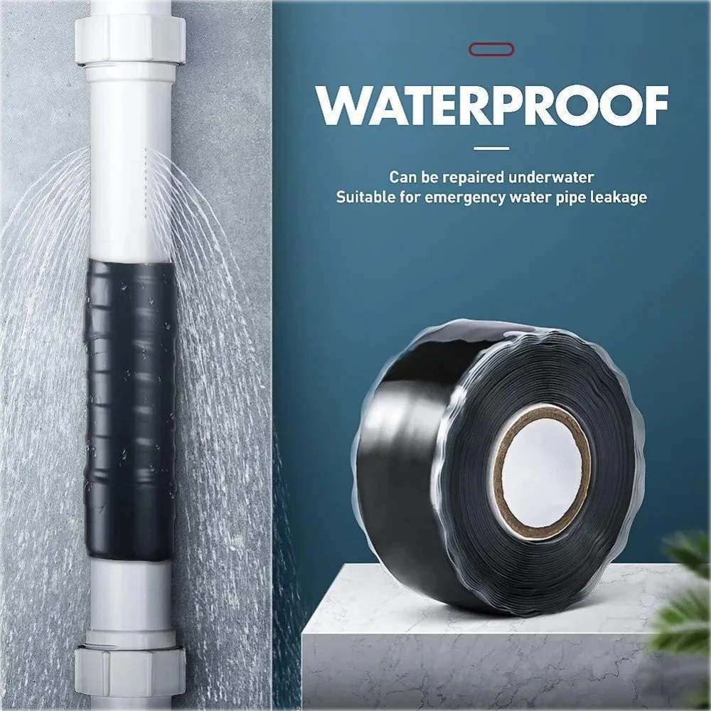 

Super Strong Waterproof Water Pipe Repair Tapes Insulating Stop Leaks Silicone Adhesive Sealing Tape Multifunction