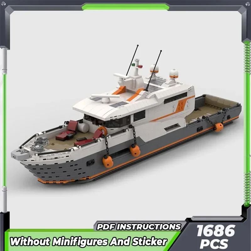 

Moc Building Bricks Military Ship Model Expedition Boat Technology Modular Blocks Gifts Toys For Children DIY Sets Assembly