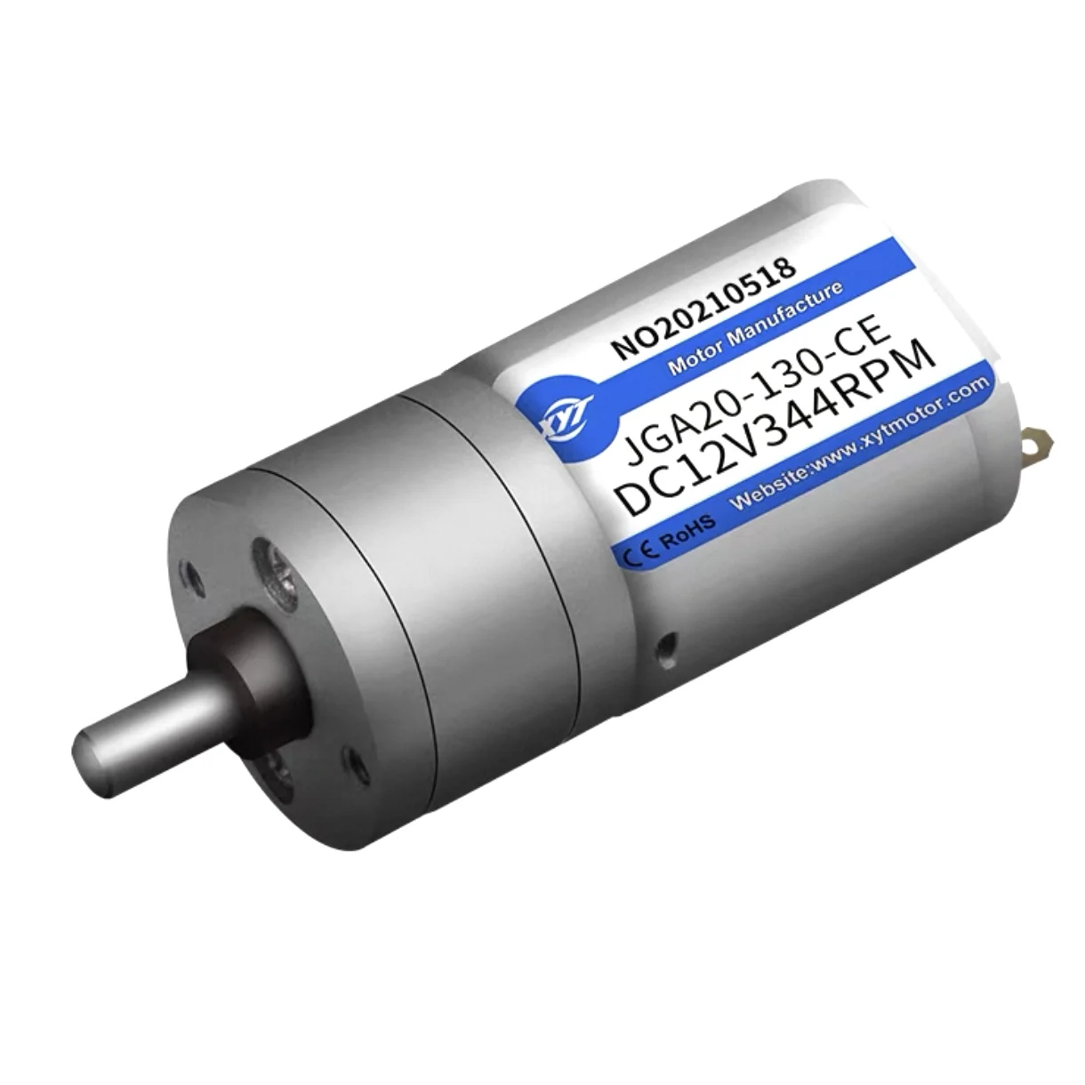 20mm 130 DC Reduction Gear Motor Low-speed Slow Speed DIY Model Robot Technology Application Motor JGA20-130