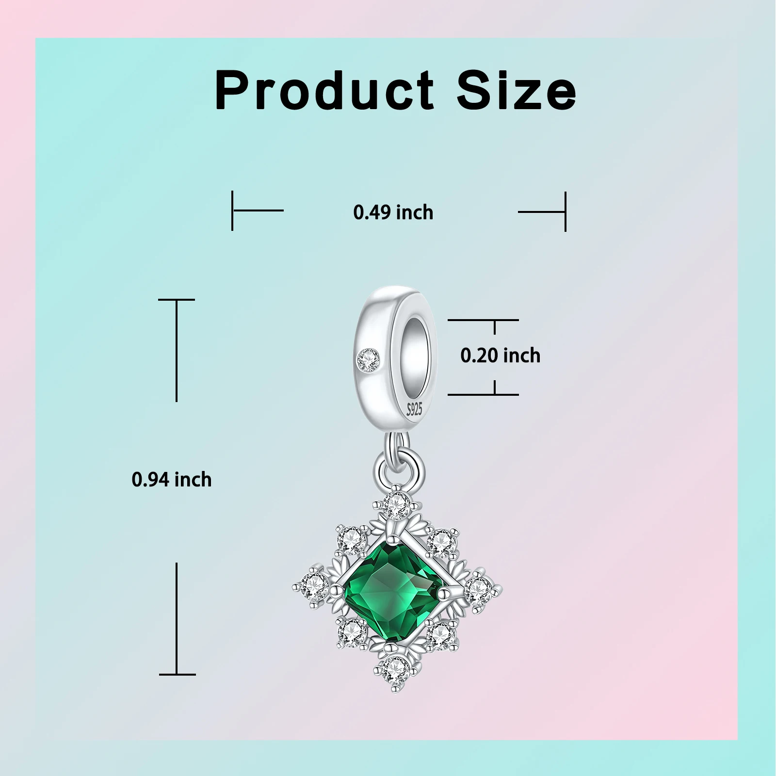 New 925 silver mom love bow rose Maple leaf pendant charms fit original 4mm Aperture bracelet charm beads Diy female jewelry