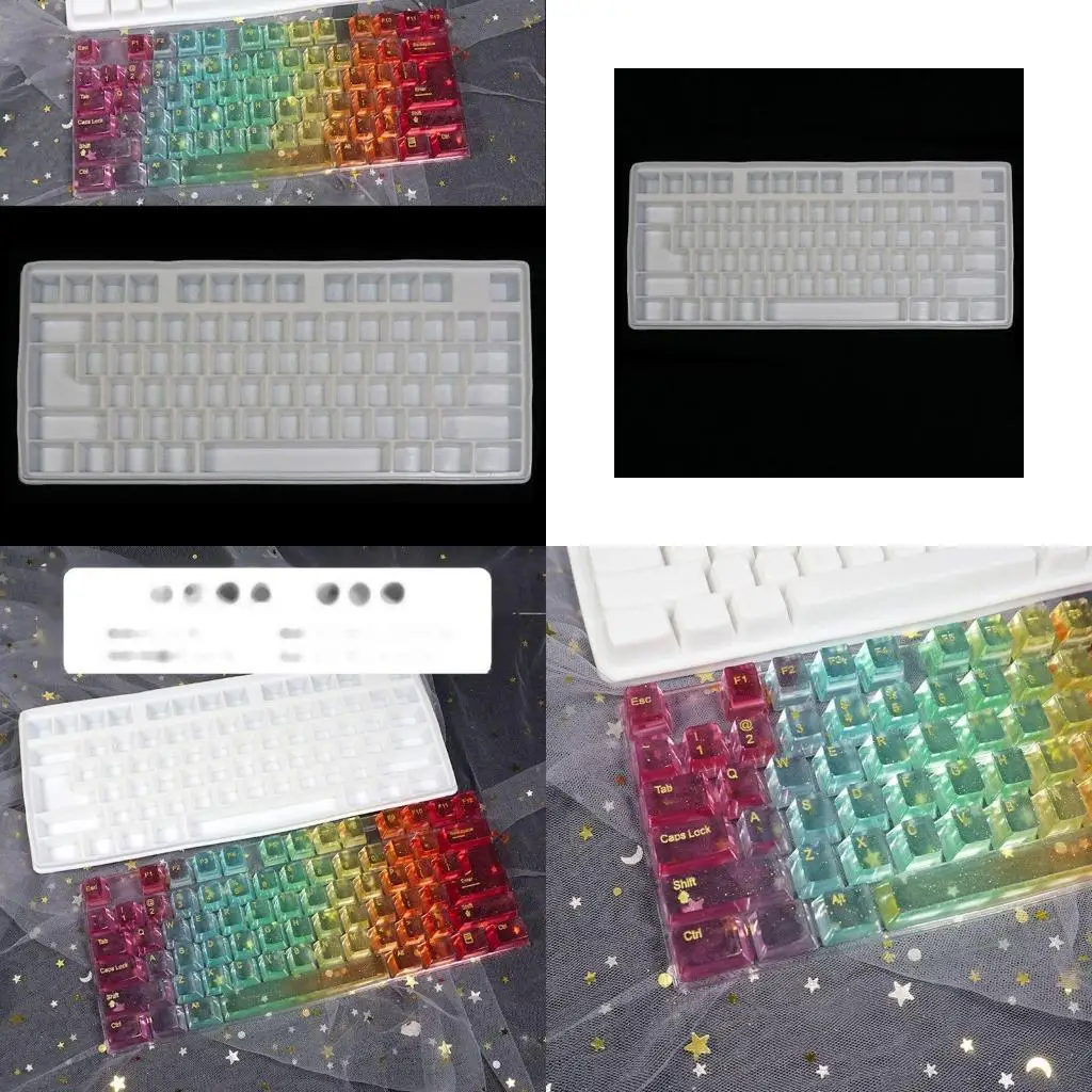 

R1WE DIY компьютерная клавиатура Силиконовая плесень натуральная мыльная ручная ломба